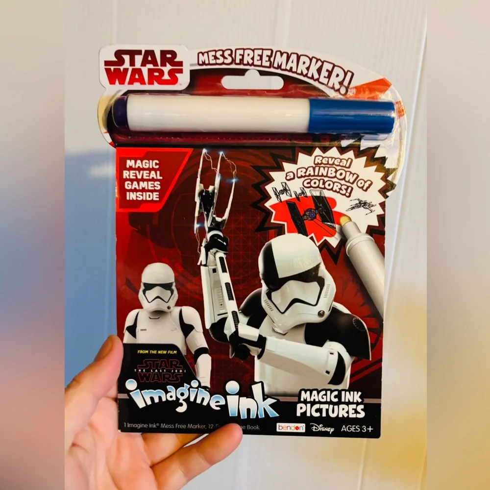 Star Wars R2-D2 Magic Ink Activity Book - Black, White, Red